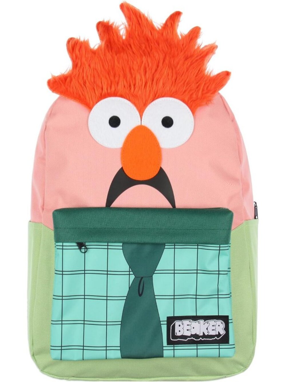 3D Beaker Character Backpack - 17" Laptop Travel Bag with Padded Straps